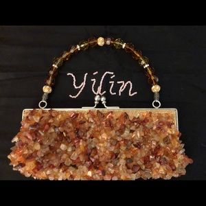 Yilin Semi Precious Stone Evening Bag